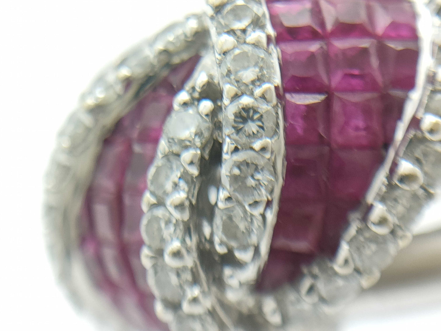 R1.45ct D0.65ct K18WG 7.5g Ring 