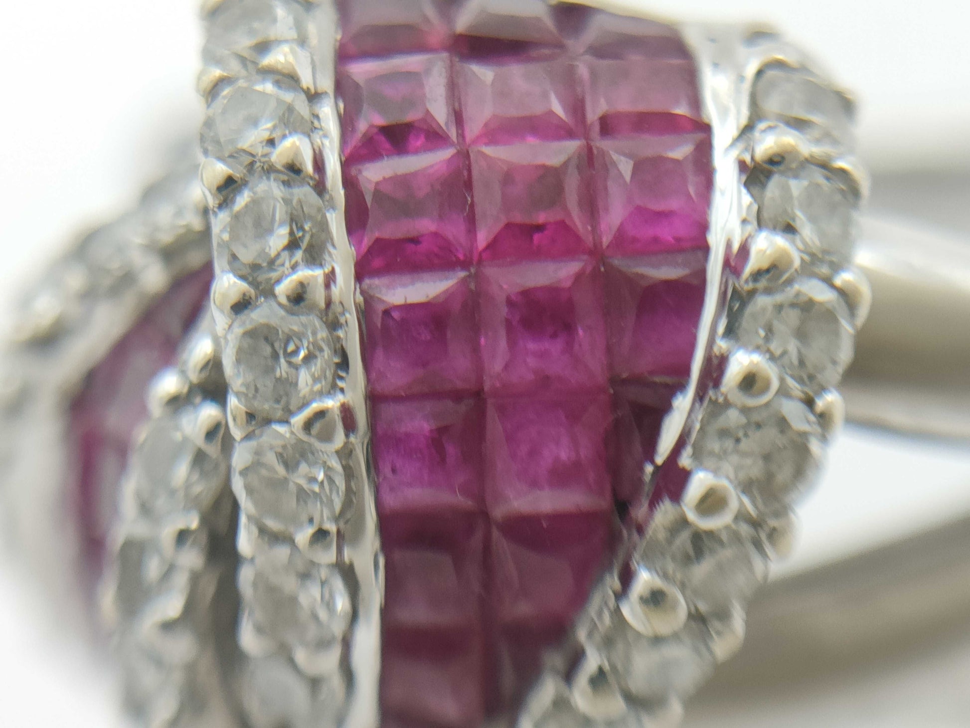 R1.45ct D0.65ct K18WG 7.5g Ring 