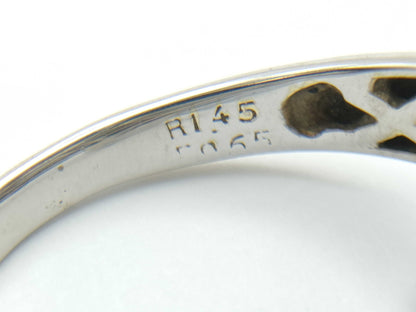 R1.45ct D0.65ct K18WG 7.5g Ring 