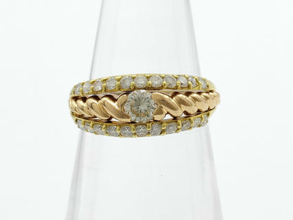D0.60ct K18 3.7g Ring 