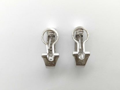 D1.01ct K18WG 7.2g Earrings 