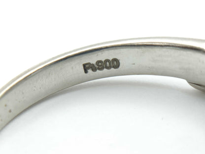 E0.76ct D0.13ct PT900 6.2g Ring 