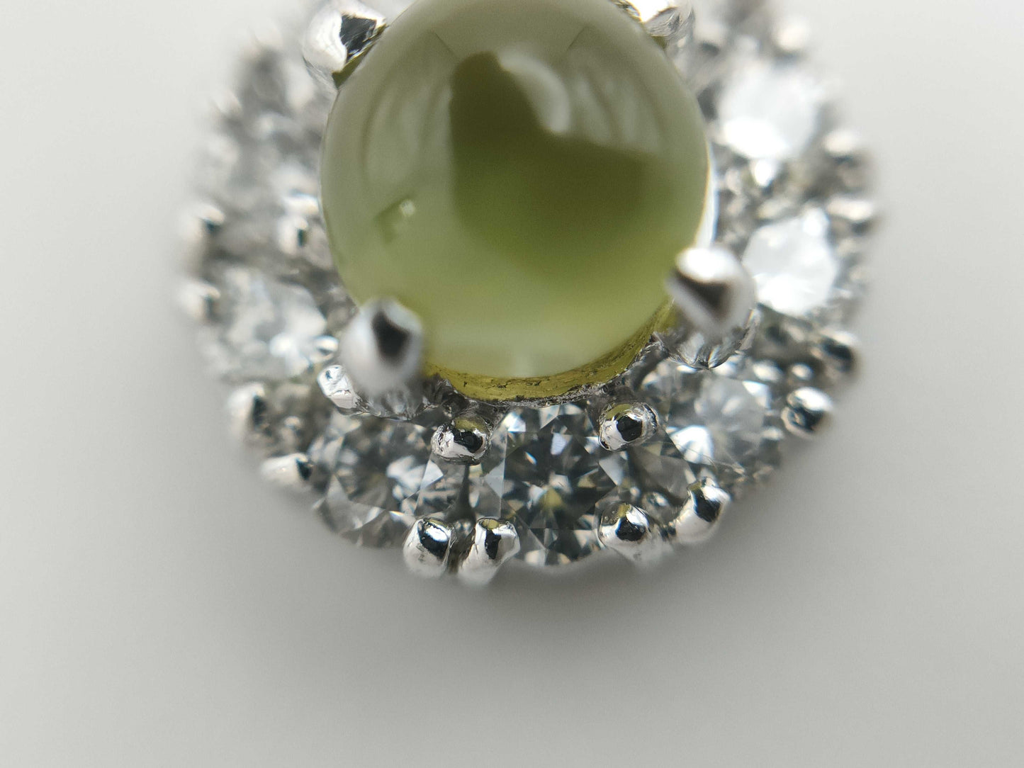 CE0.792ct D0.31ct PT900 2.0g Pendant Top 
