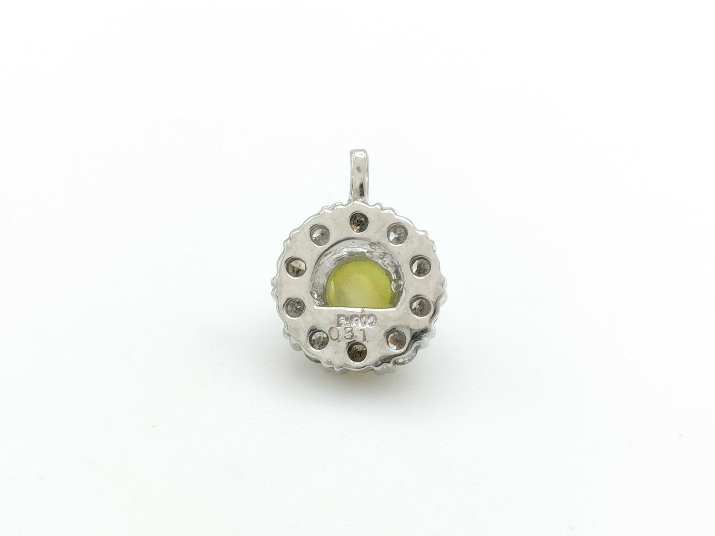 CE0.792ct D0.31ct PT900 2.0g Pendant Top 