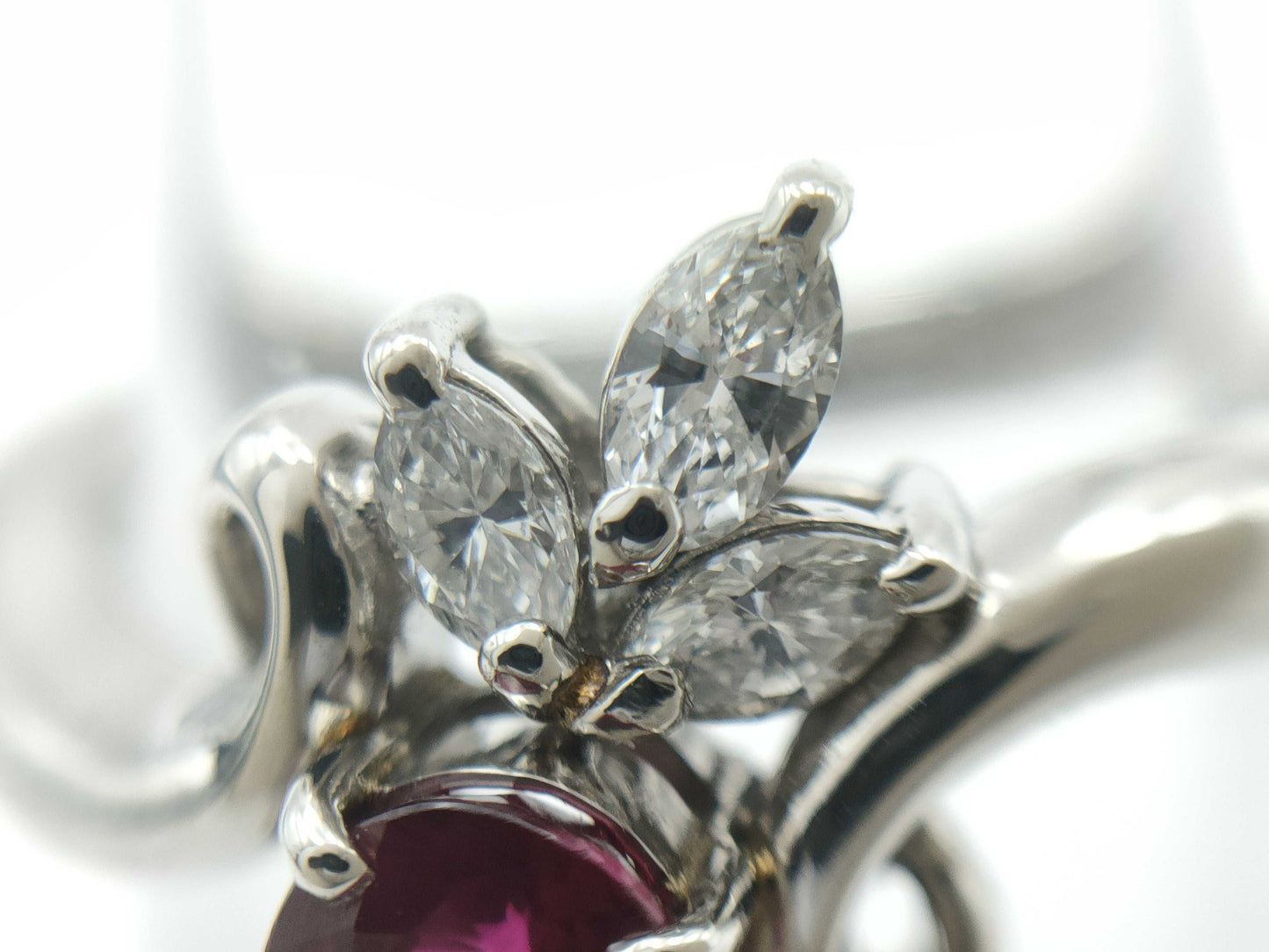 R0.641ct D0.22ct PT900 6.7g Ring 