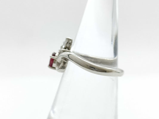 R0.641ct D0.22ct PT900 6.7g Ring 