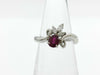 R0.641ct D0.22ct PT900 6.7g Ring 