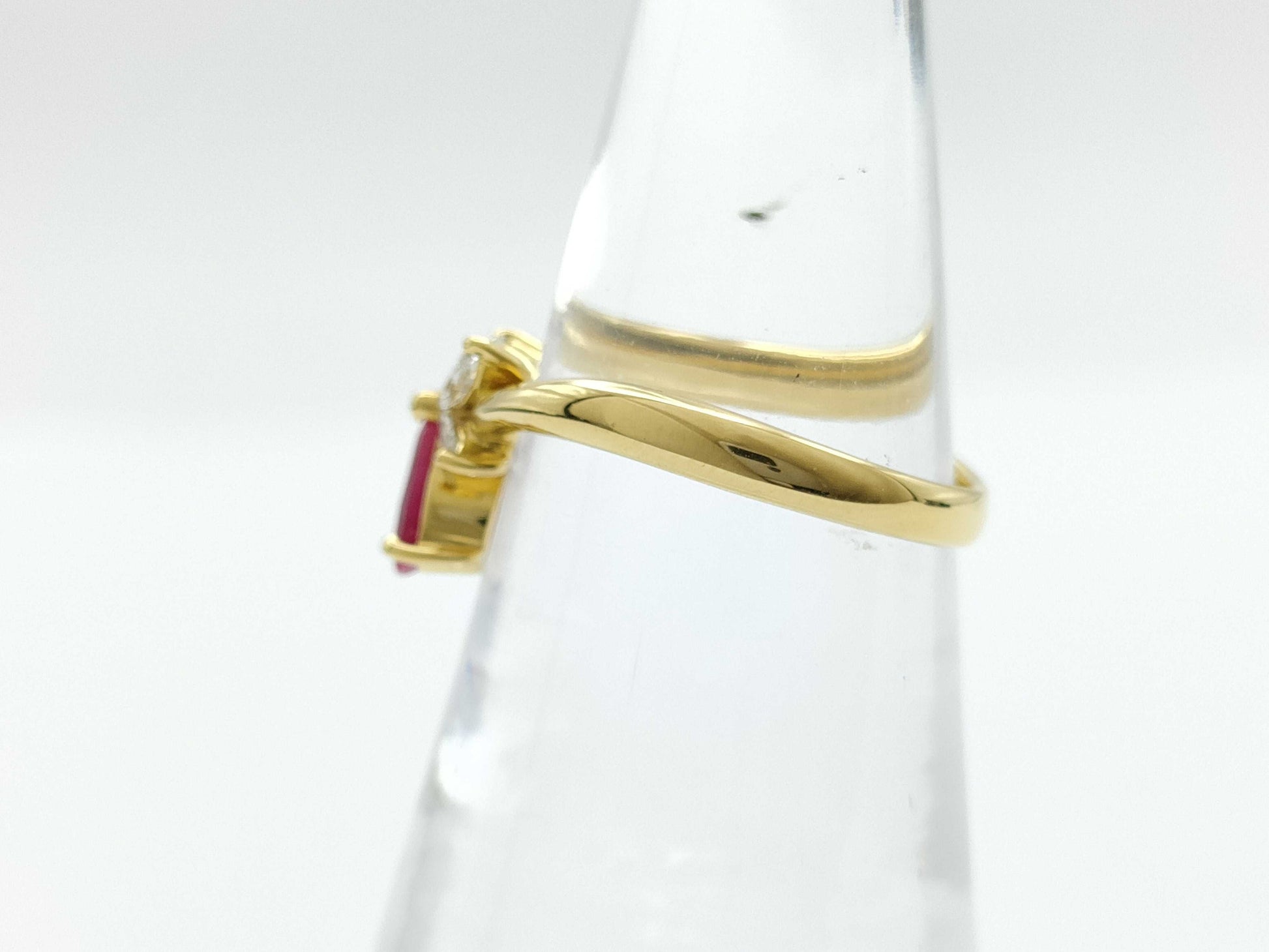 R0.48ct D0.21ct K18 3.3g Ring 