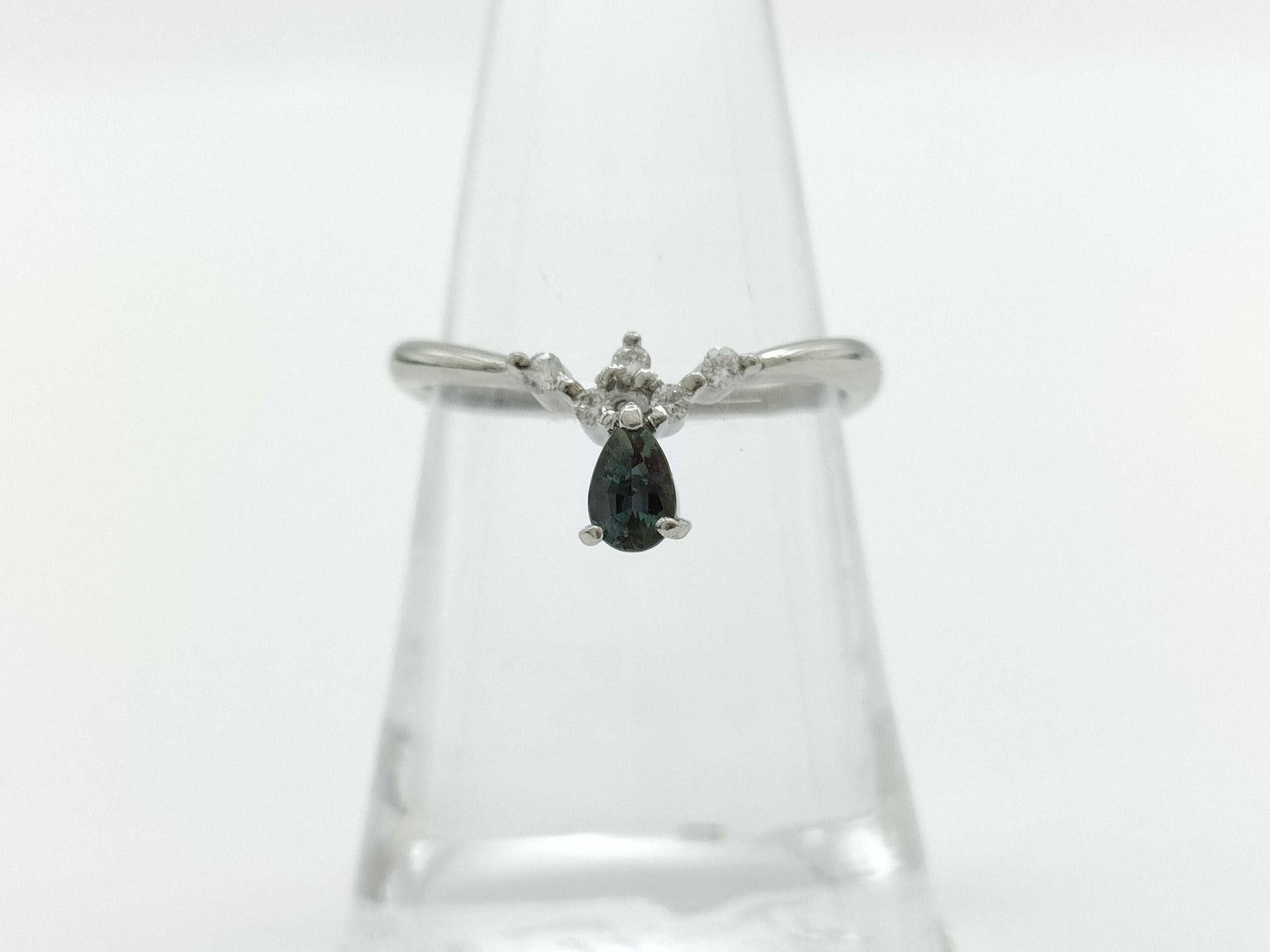 AX0.28ct D0.08ct PT900 3.5g Ring 