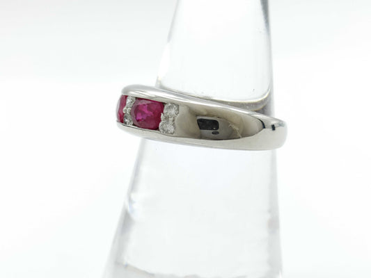 R1.30ct D0.26ct PT900 8.0g Ring 