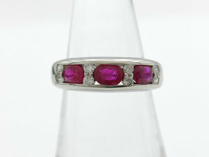 R1.30ct D0.26ct PT900 8.0g Ring 