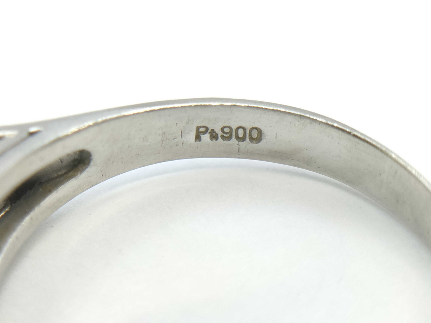 E0.81ct D0.35ct PT900 5.2g Ring 