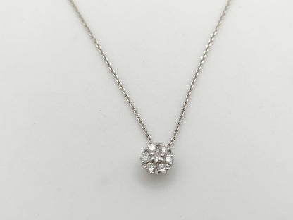 PD0.03ct D0.18ct PT850 2.5g Necklace 