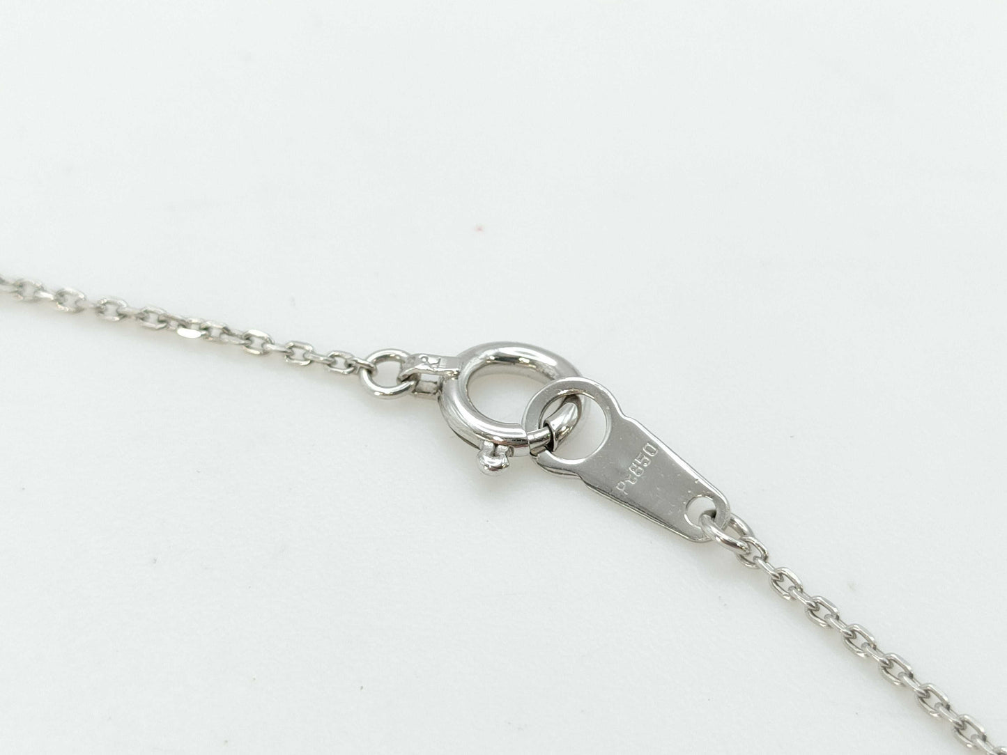 PD0.03ct D0.18ct PT850 2.5g Necklace 