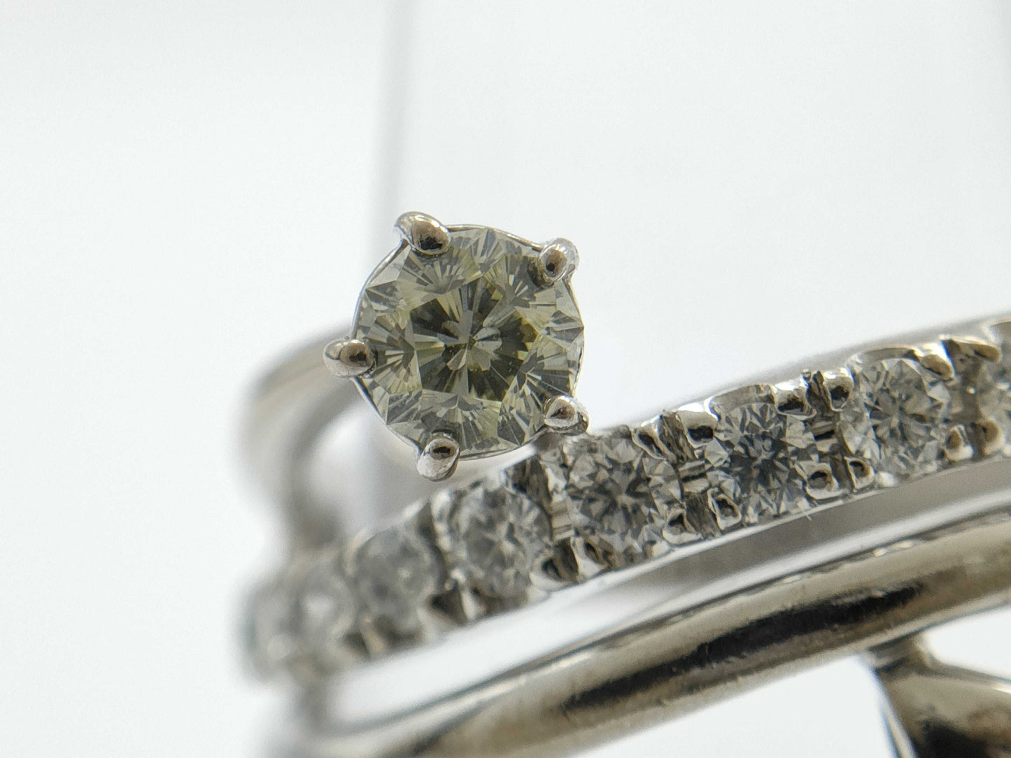 D0.177ct D0.42ct K18WG 6.3g Ring 