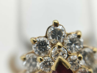 R0.53ct D1.11ct K18 4.2g Ring 