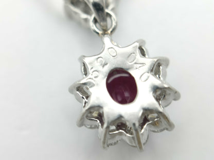 R0.520ct D0.40ct PT850 5.0g Necklace 