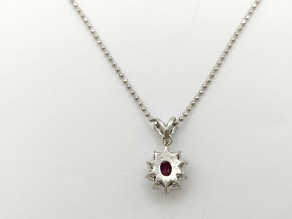 R0.520ct D0.40ct PT850 5.0g Necklace 