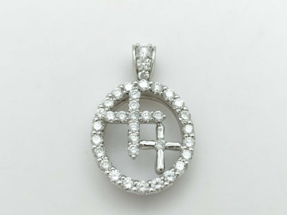 D1.00ct PT900 7.6g Pendant Top 