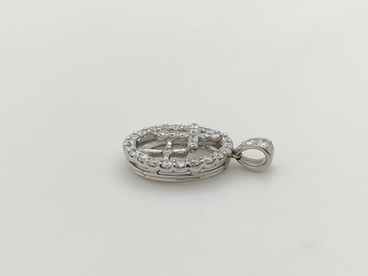 D1.00ct PT900 7.6g Pendant Top 