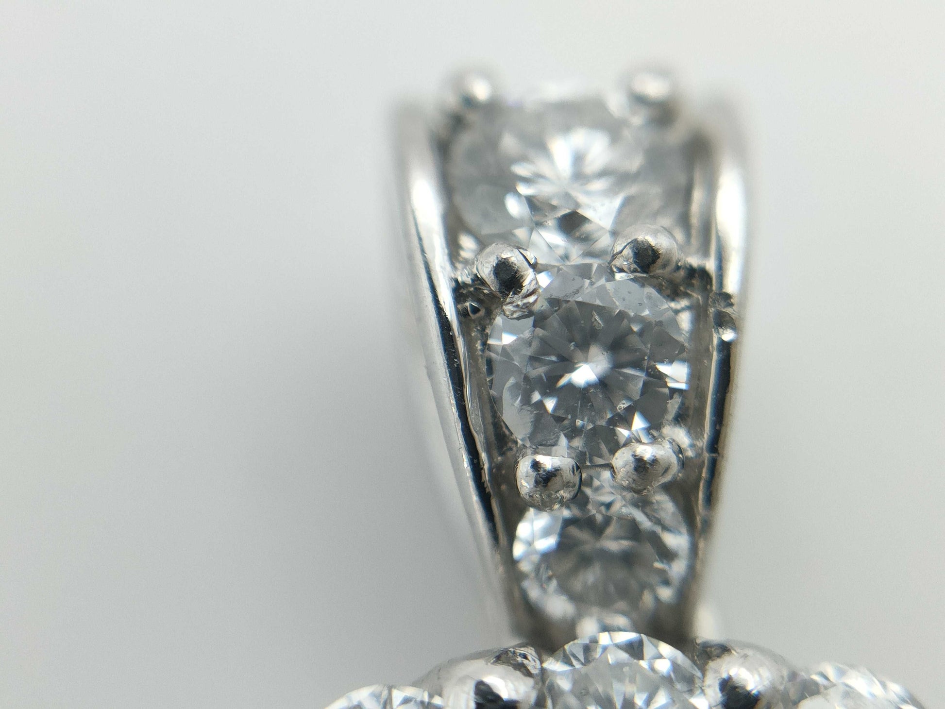 D1.00ct PT900 7.6g Pendant Top 