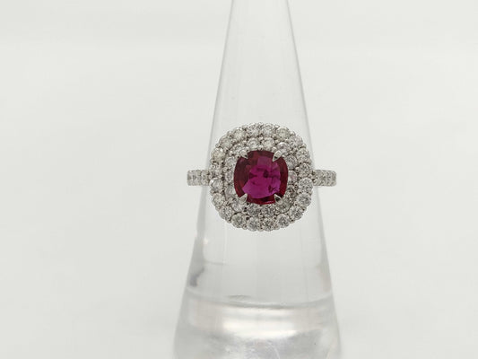 R1.05ct D1.19ct PT950 5.5g Ring 