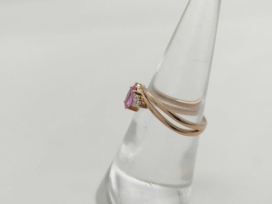 PS0.52ct D0.06ct K18PG 2.5g Ring 