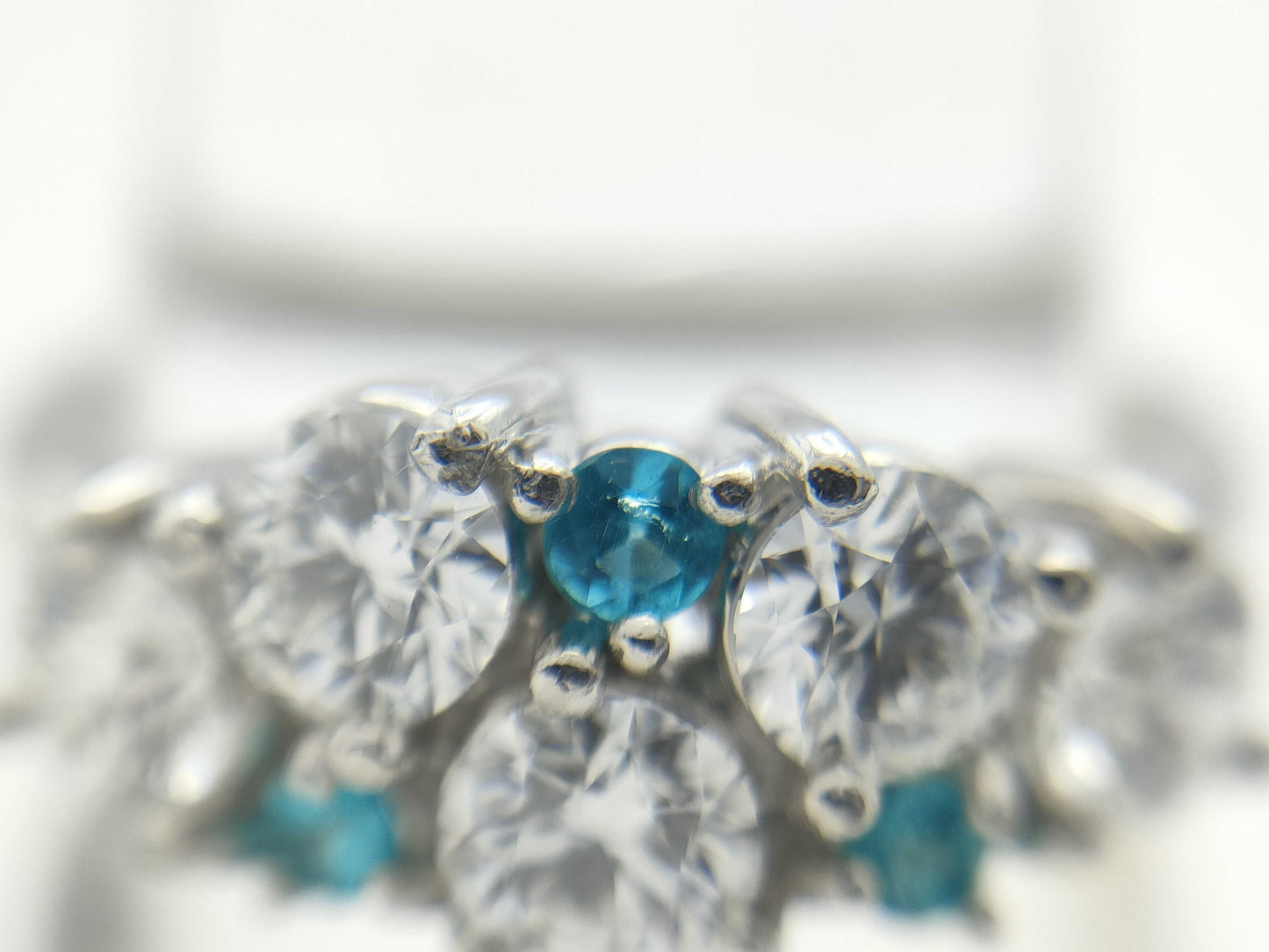 TASAKI TASAKI D1.12ct Paraiba Tourmaline PT900 5.4g Ring 