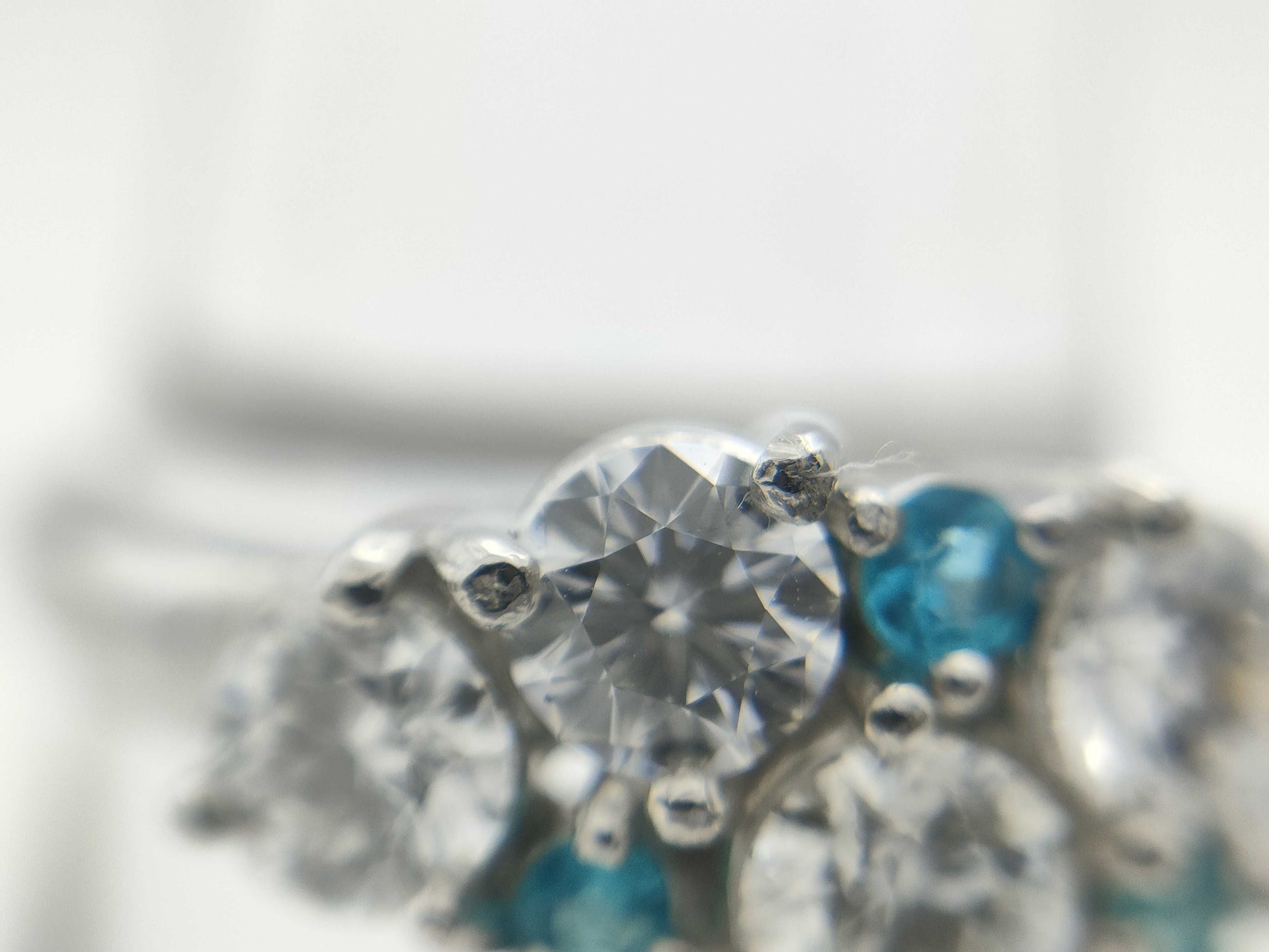 TASAKI TASAKI D1.12ct Paraiba Tourmaline PT900 5.4g Ring 