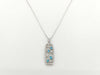 PT0.20ct D0.46ct K18WG 4.8g Necklace 