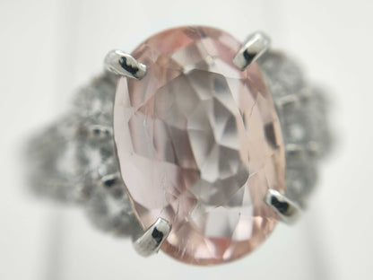Paparazzia Sapphire 3.518ct D0.483ct PT900 8.4g Ring 