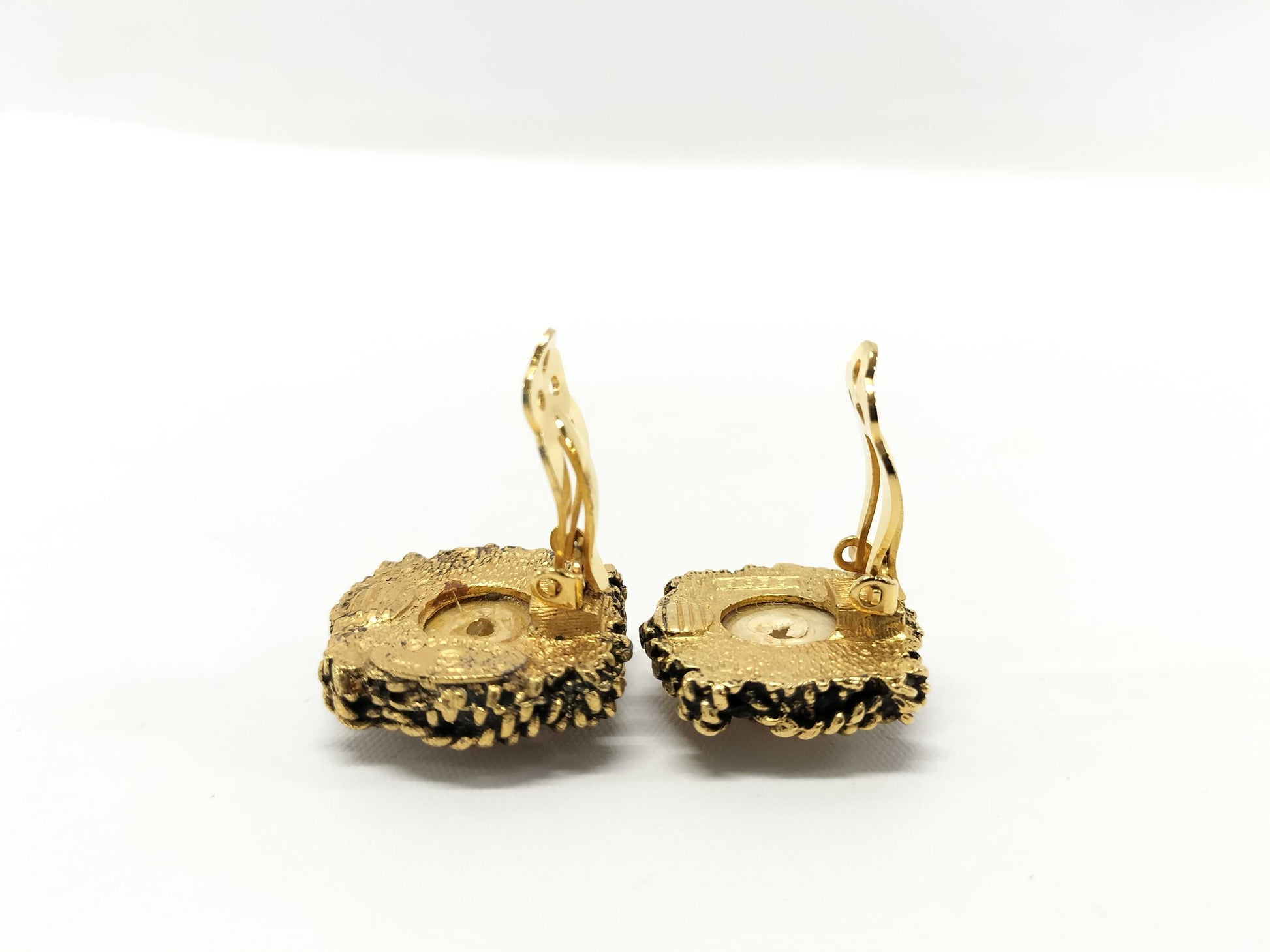 CHANEL GP Earrings Faux Pearl Earrings