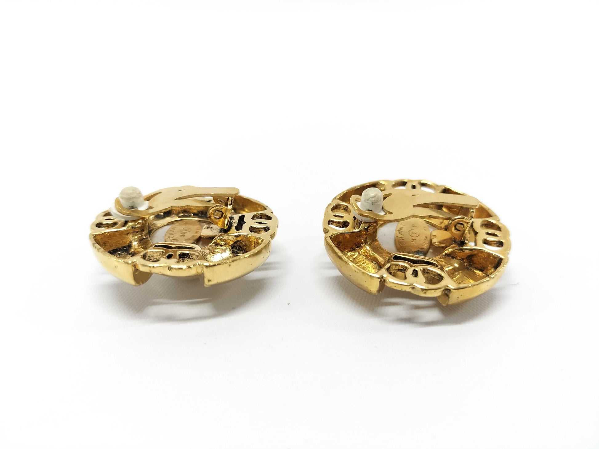 CHANEL GP Faux Pearl Earrings