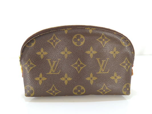 LOUIS VUITTON Monogram Pochette Cosmetic PM M47515 CA1020 Pouch