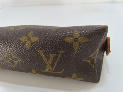 LOUIS VUITTON Monogram Pochette Cosmetic PM M47515 CA1020 Pouch