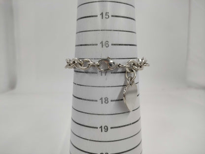 Tiffany&Co. Tiffany Heart Tag Chain Bracelet Sv925 Bracelet Bangle