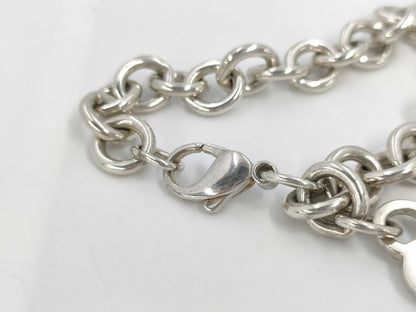 Tiffany&Co. Tiffany Heart Tag Chain Bracelet Sv925 Bracelet Bangle
