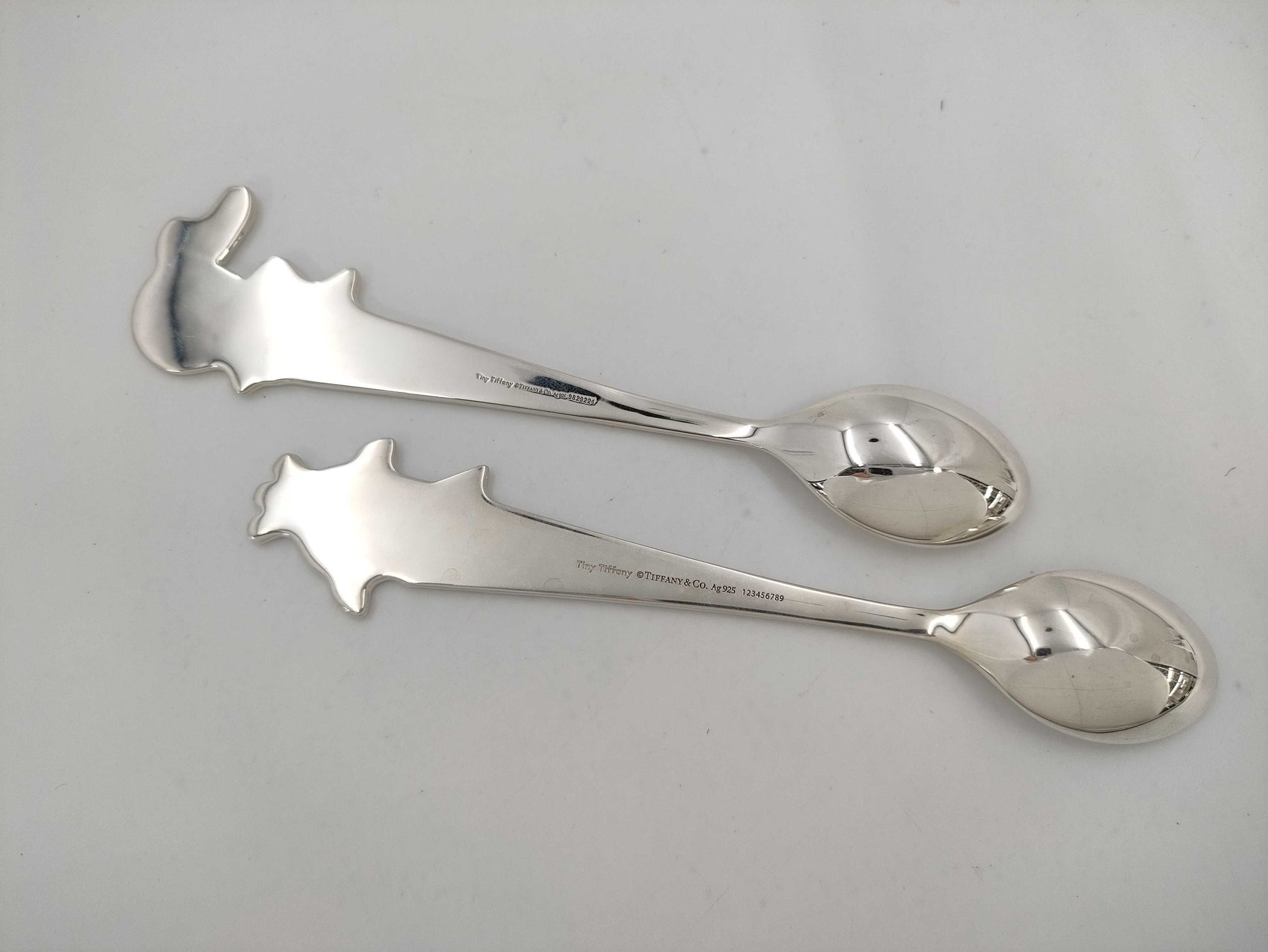 Tiffany&Co. Tiny Tiffany Tick On A Rock Baby Spoon SV925 Sterling Silver Pair Other Accessories