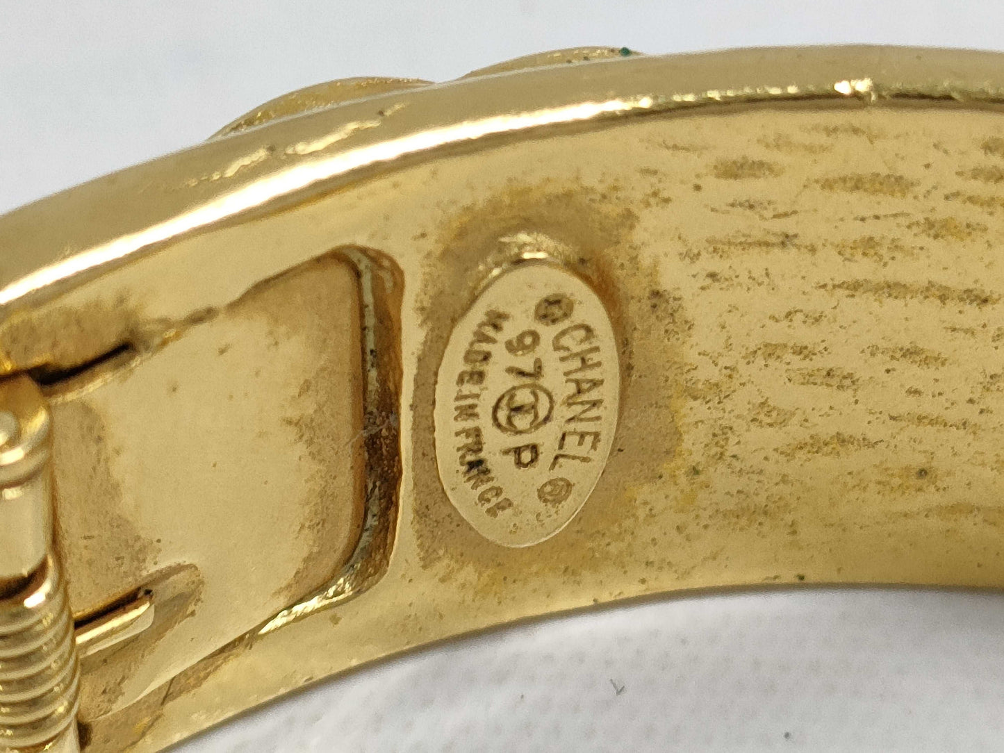 CHANEL 97P Triple Coco Bracelet/Bangle