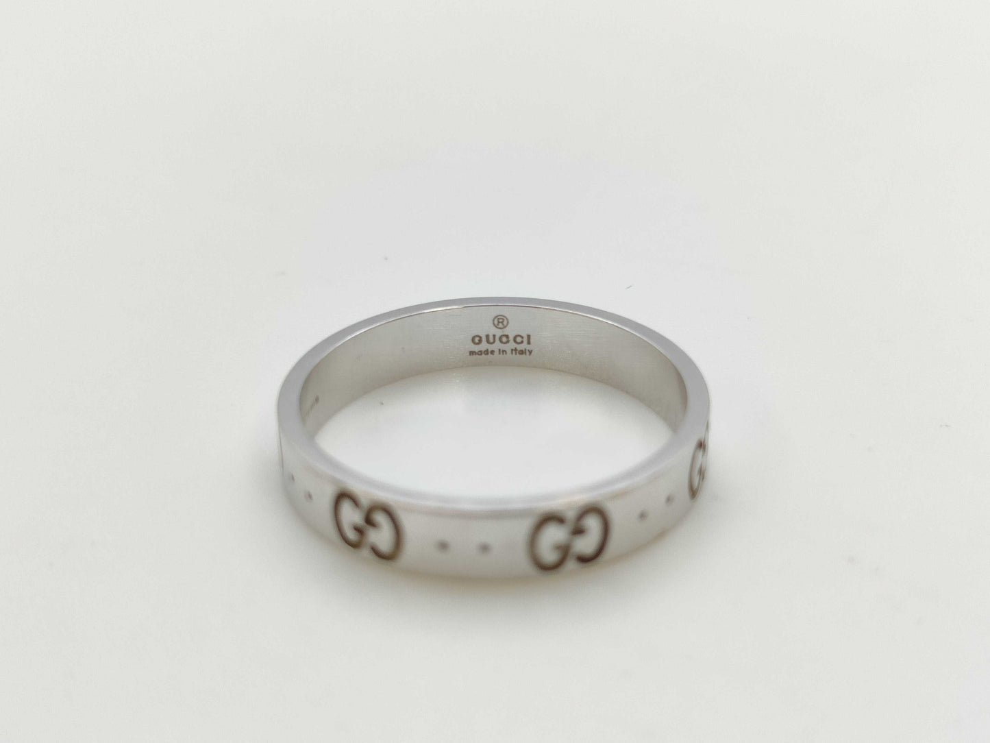 GUCCI Icon #22 WG 750 4.4g Ring 