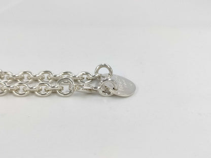 Tiffany&Co. TIFFANY&Co. Necklace Return to Oval Plate Chain SV925 Necklace