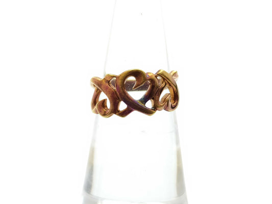 Tiffany & Co. Triple Loving Heart 750 3.5g Ring 