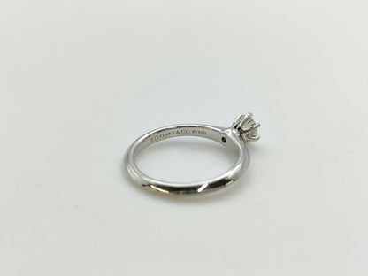 Tiffany&Co. Classic Solitaire D0.26ct PT950 3.5g Ring 