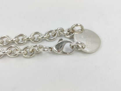 Tiffany & Co. Tiffany Necklace Return to Tiffany Oval Tag 925 Engraved Necklace