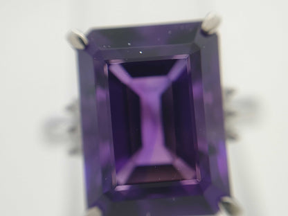AM6.50ct D0.09ct PT900 10g Ring 