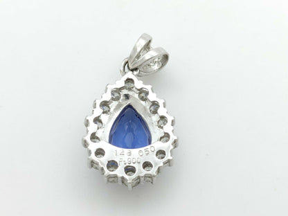 TZ1.28ct D0.50ct PT900 2.8g Pendant Top 