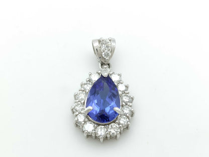 TZ1.28ct D0.50ct PT900 2.8g Pendant Top 