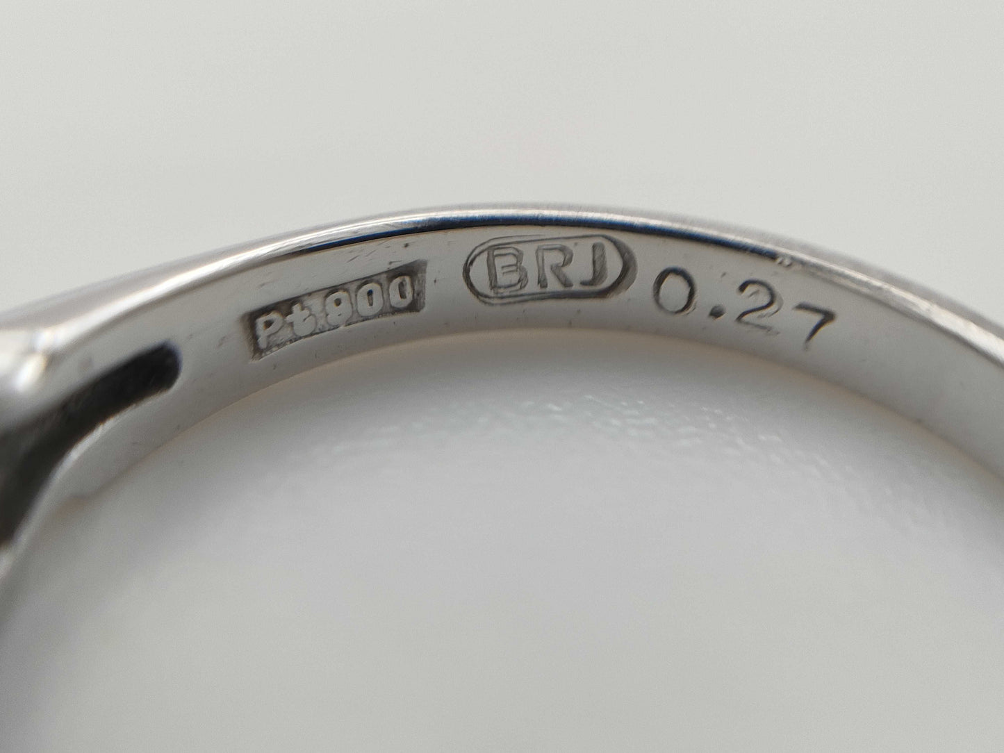 D0.27ct PT900 3.6g Ring 