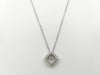 D0.30ct FD0.12ct PT900/850 5.6g Necklace 