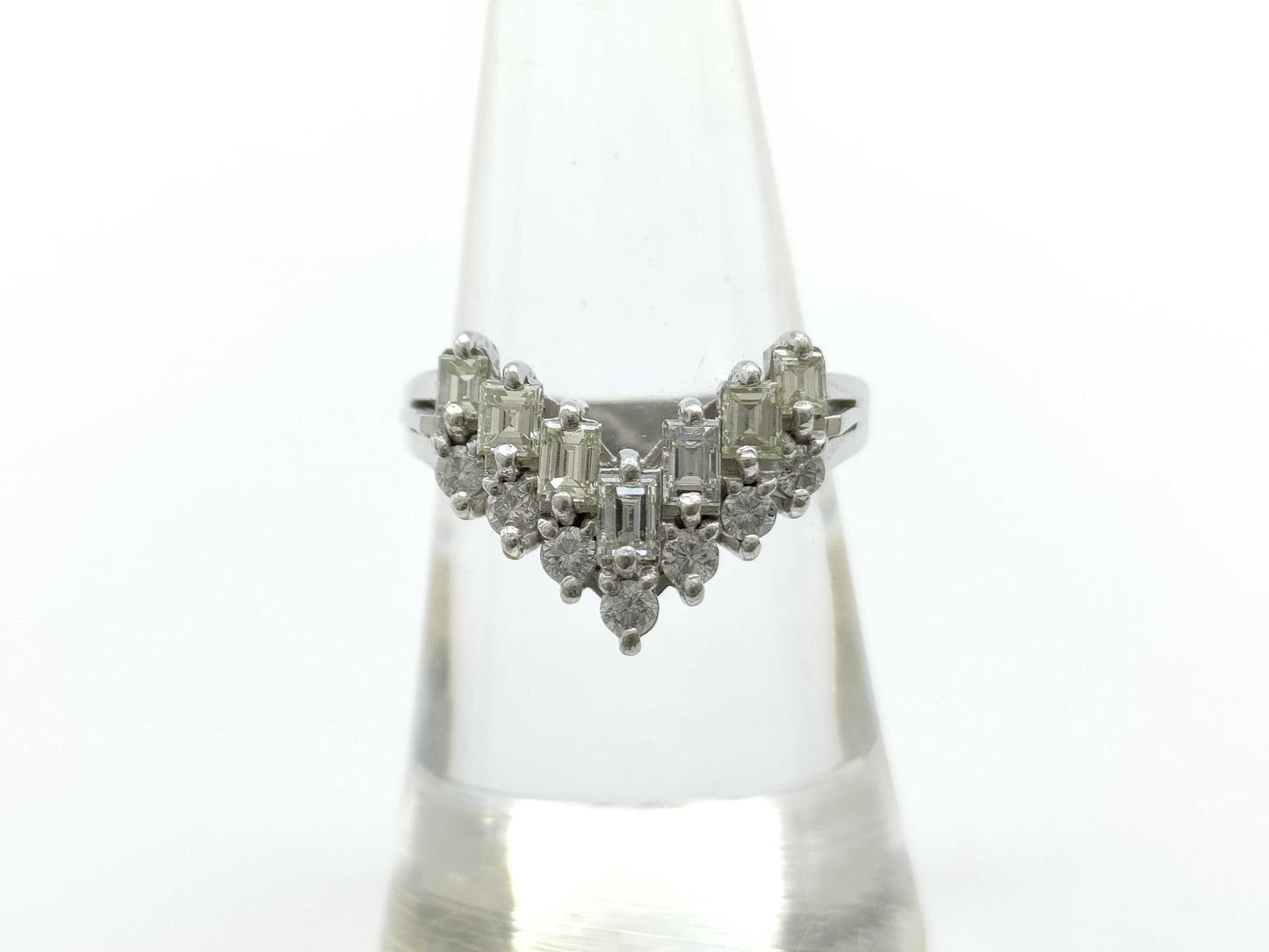 D1.00ct PT900 6.4g Ring 